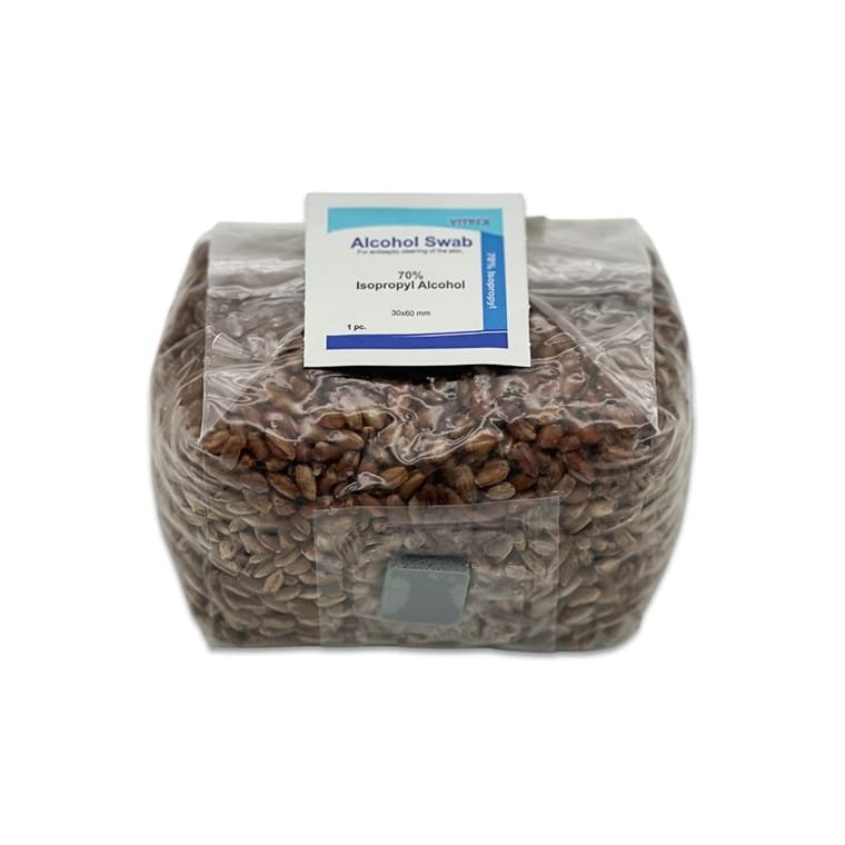 1LB Rivalry Grain : Compact Rye Grain Bag with Injection Port - Image 4